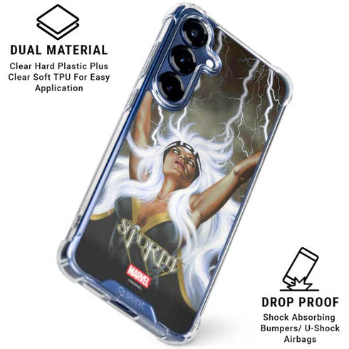 Marvel X-Men Storm by Joe Jusko Galaxy S25 Clear Case